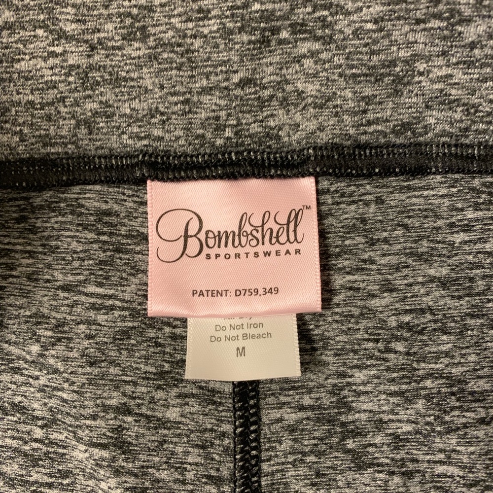 Black Bombshell Sock Leggings, Medium